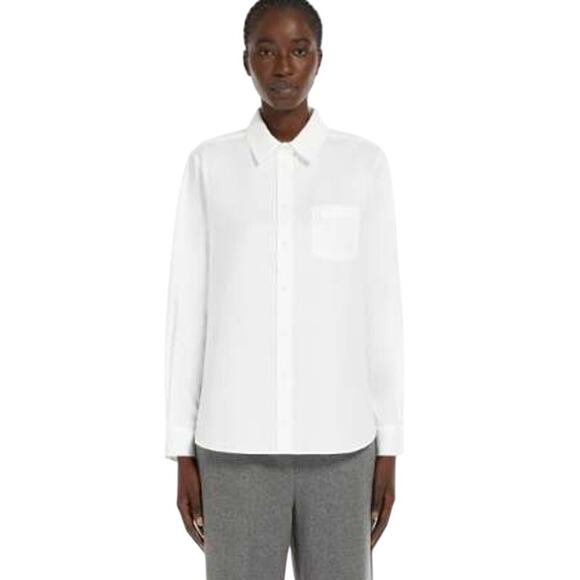 Max Mara Leisure Long Sleeve Button-Up Top - Picture 1 of 4